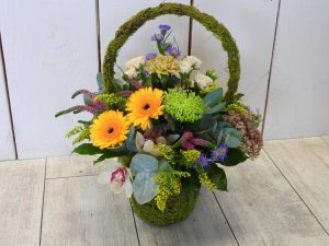 basket flowers